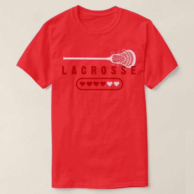 Lacrosse Funny Lacrosse Player T Shirt (Design framsida)