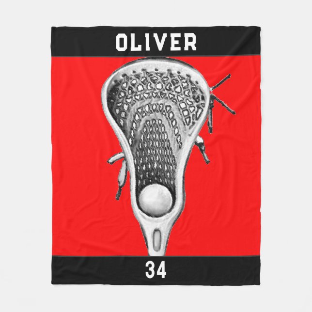 Lacrosse Gift Ideas Fleecefilt (Framsidan)