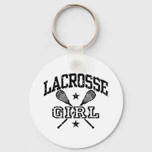 Lacrosse Girl Nyckelring