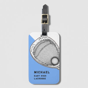 Lacrosse Goalie Bagagebricka