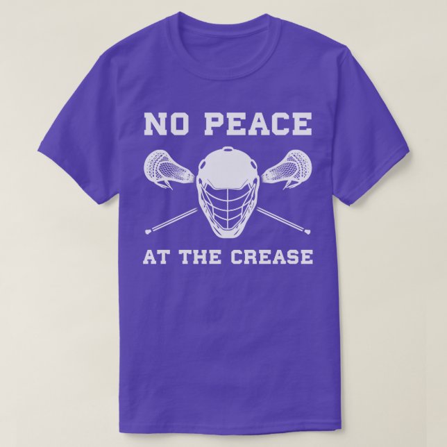 Lacrosse Goalie Crease Funny Lax T Shirt (Design framsida)