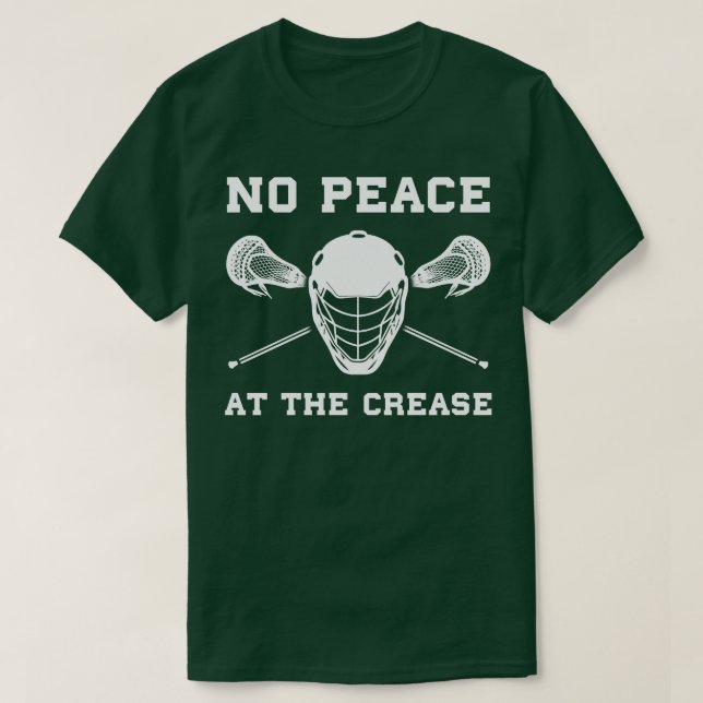 Lacrosse Goalie Crease Funny Lax T Shirt (Design framsida)