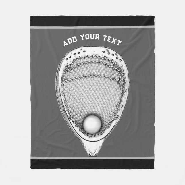 Lacrosse Goalie Fleecefilt (Framsidan)