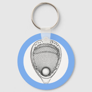 Lacrosse Goalie Keychain Nyckelring