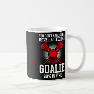 Lacrosse Goalie Lacrosse Glove Stick Lax Goalie 1 Kaffemugg