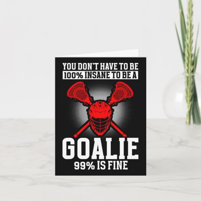 Lacrosse Goalie Lacrosse Glove Stick Lax Goalie 1 Kort (Framsida)