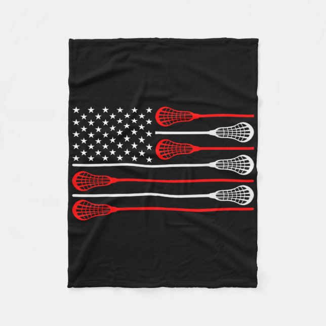 Lacrosse Goalie Lacrosse Glove Stick Lax Goalie U Fleecefilt (Framsidan)