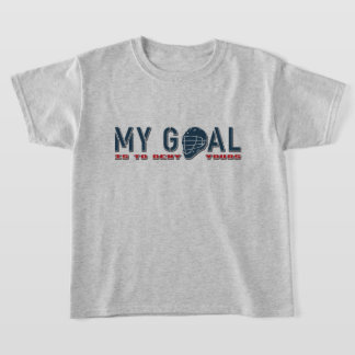 Lacrosse Goalie 'My Goal' Lax-citat T Shirt