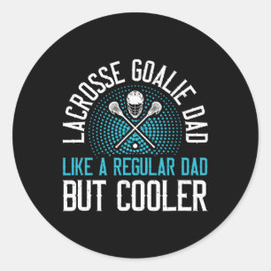 Lacrosse Goalie Pappa Runt Klistermärke