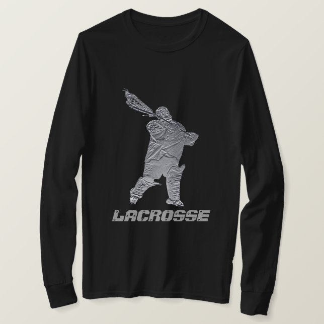 Lacrosse Goalie Shirt – Gift for Player, Mom, Dad  T (Design framsida)