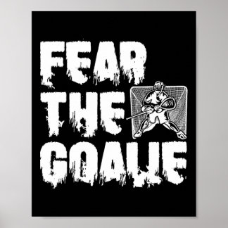 Lacrosse Goalkeeper Funny Lax Player Stick Lover Poster