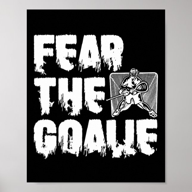 Lacrosse Goalkeeper Funny Lax Player Stick Lover Poster (Framsidan)