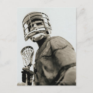 Lacrosse Goalkeeper Vykort