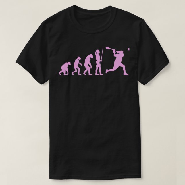 Lacrosse Grandma Evolution Rosa Gift T Shirt (Design framsida)