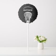 Lacrosse Gratulerar Black Balloon