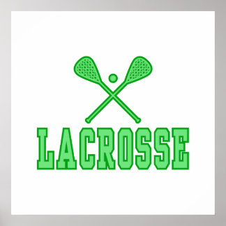 Lacrosse Grönt Poster