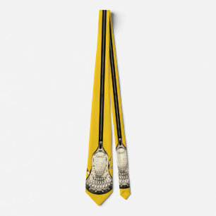 Lacrosse Gult Guld Neck Tie Slips