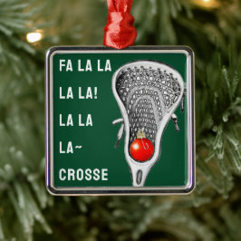 Lacrosse Helgdag Gift Julgransprydnad Metall