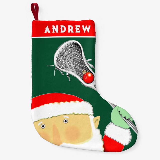Lacrosse Holiday Gifts Large Christmas Stocking Liten Julstrumpa (Framsidan)