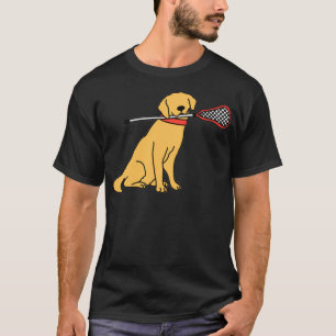 Lacrosse Hund T Shirt