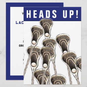 Lacrosse-inbjudan Inbjudningar
