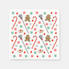 Lacrosse jul-Helgdag Pappersservett