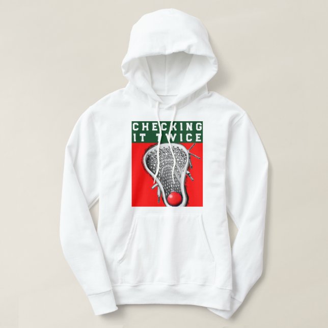 Lacrosse-jul Hoodie (Design framsida)