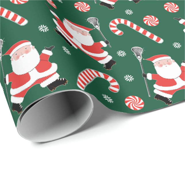 Lacrosse jul present presentpapper (Rullad Hörn)
