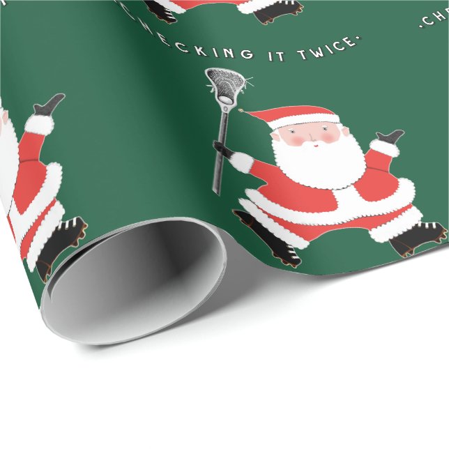 Lacrosse jul present presentpapper (Rullad Hörn)