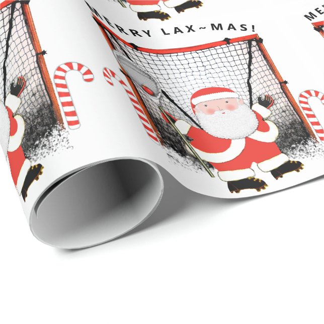 Lacrosse jul present presentpapper (Rullad Hörn)