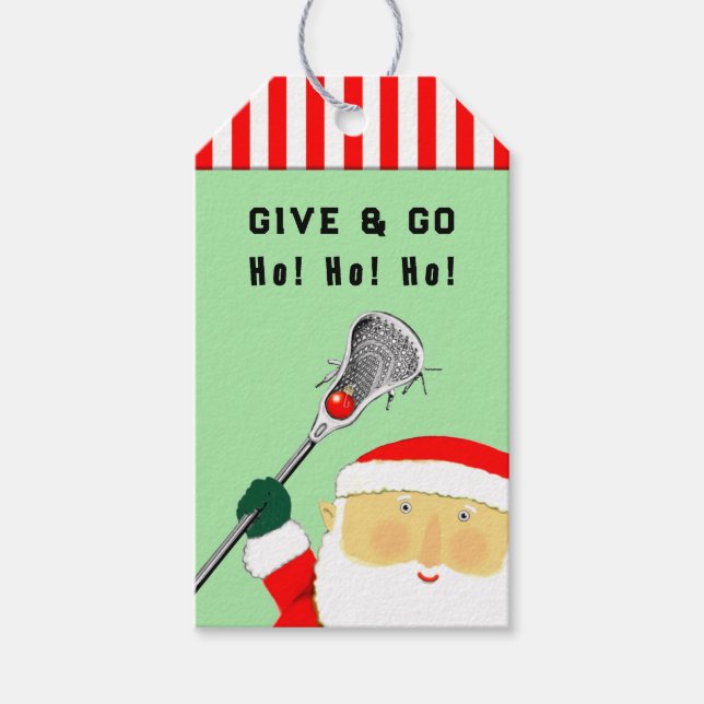 Lacrosse jul presentkort presentetikett (Framsidan)
