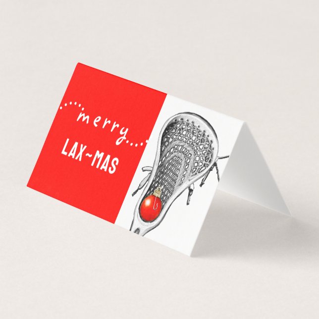 Lacrosse-julen Kort (Framsida)