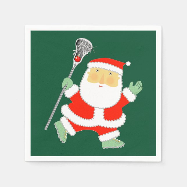 Lacrosse julhelg pappersservett (Framsidan)