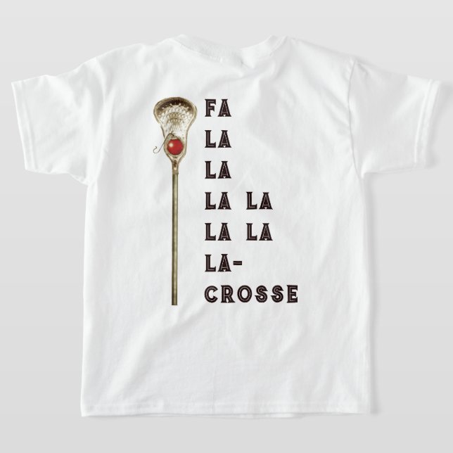 Lacrosse julhelg t-shirt (Laydown baksida )