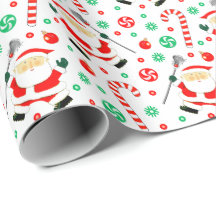 Lacrosse julklappspapper