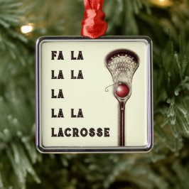 Lacrosse julkollektibil julgransprydnad metall