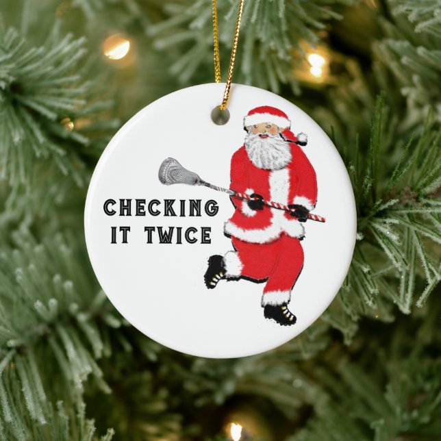 Lacrosse julkollektion julgransprydnad keramik (Träd)
