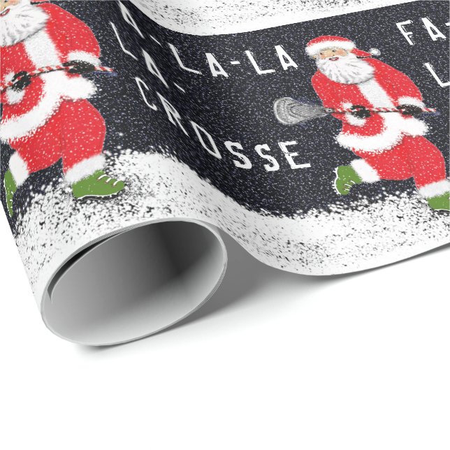 Lacrosse julpresent presentpapper (Rullad Hörn)