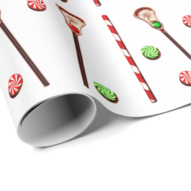 Lacrosse julpresent presentpapper (Rullad Hörn)