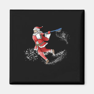 Lacrosse jultomten Coola Lax Sport Ugly X mas Magnet