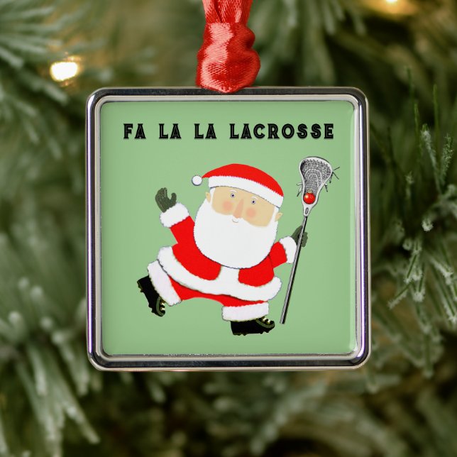 Lacrosse-jultomten Julgransprydnad Metall (Träd)