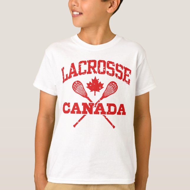Lacrosse Kanada T-shirt (Framsida)
