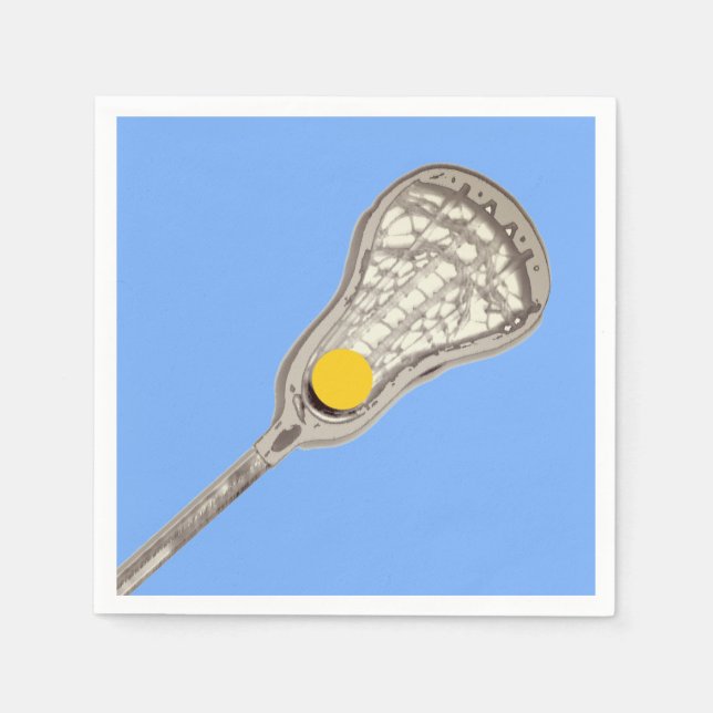 Lacrosse Lag Ljusblå Pappersservett (Framsidan)