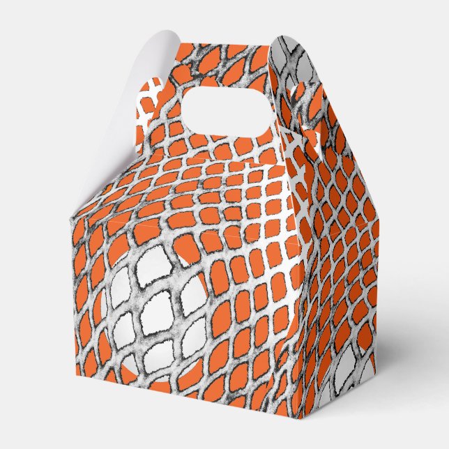 Lacrosse-lag Orange-fest Presentaskar (Framsidan Sidan)