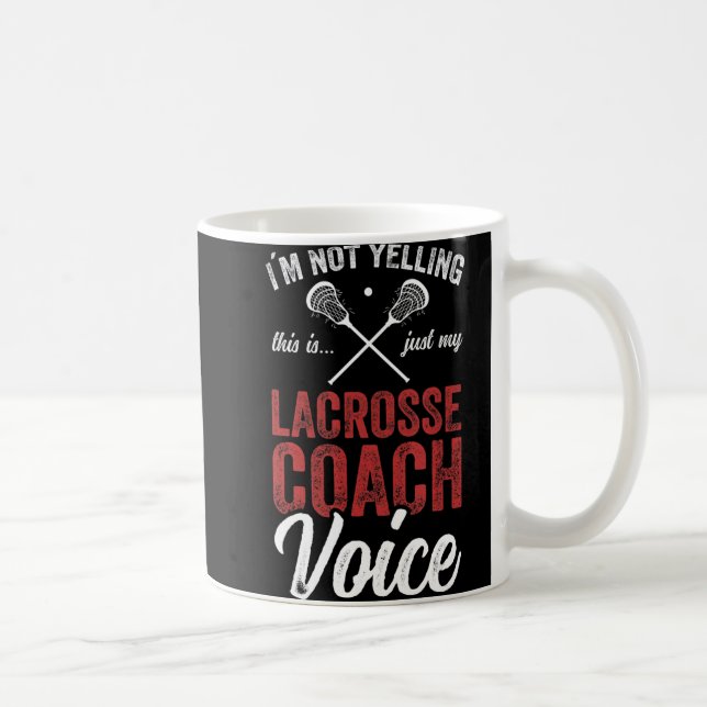Lacrosse LAX American Flagga Kaffemugg (Höger)