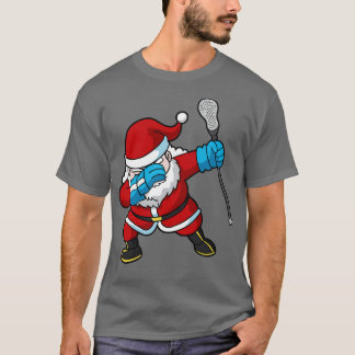 Lacrosse Lax Dabbing Jultomten jul T Shirt