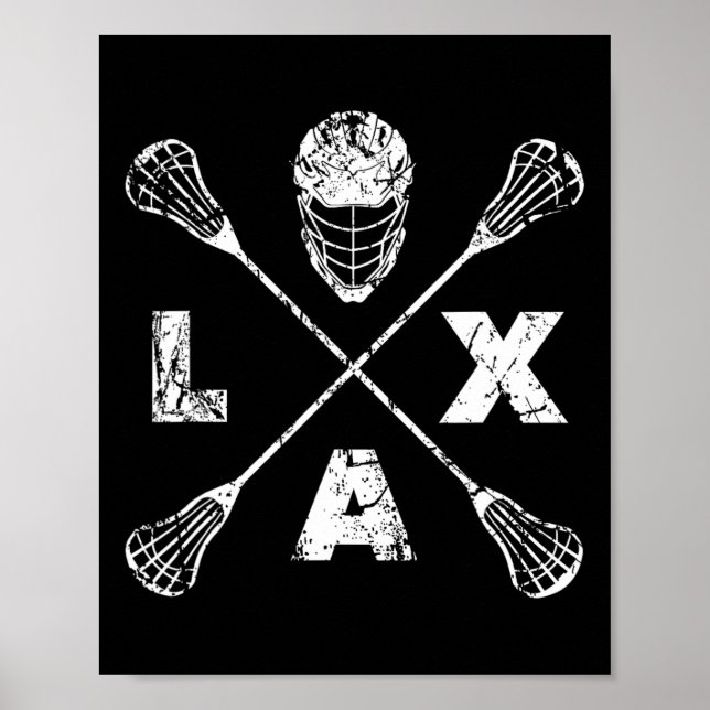 Lacrosse Lax Kor-axel Poster (Framsidan)