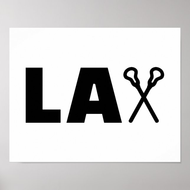 Lacrosse Lax-stift Poster (Framsidan)