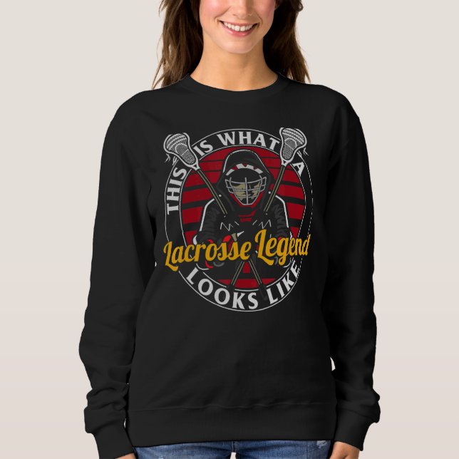 Lacrosse Legend Coach Boys Manar Lax T Shirt (Framsida)