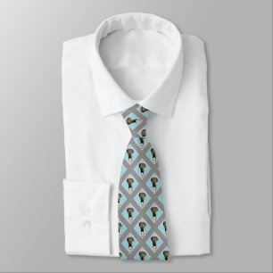 Lacrosse Light Blue Neck Tie Slips